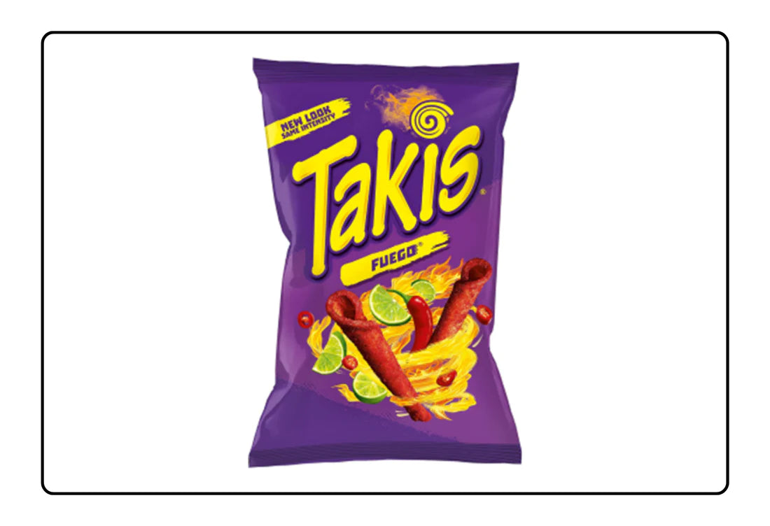 Takis Fuego Rolled Tortilla Corn Chips - 55g