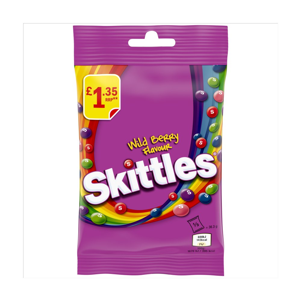 Skittles Wild Berry Bags 109g