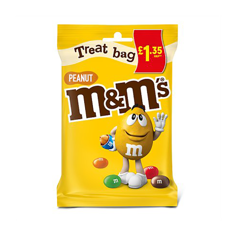 M&M's Peanut Chocolate Share Bags 82g