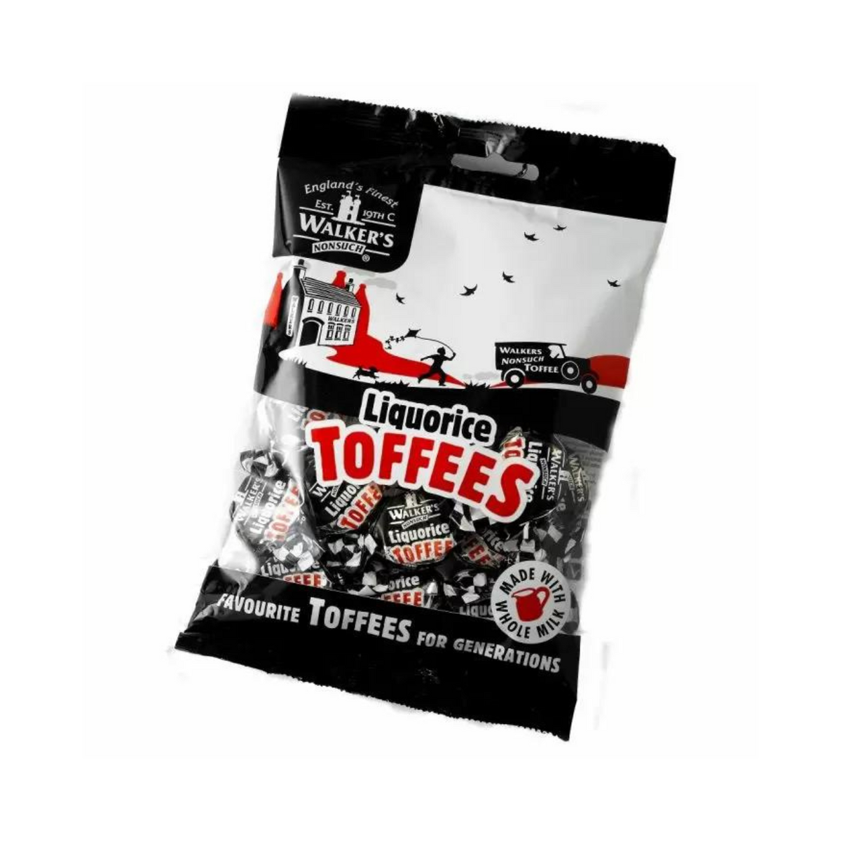 Walker's Nonsuch Liquorice Toffees 150g