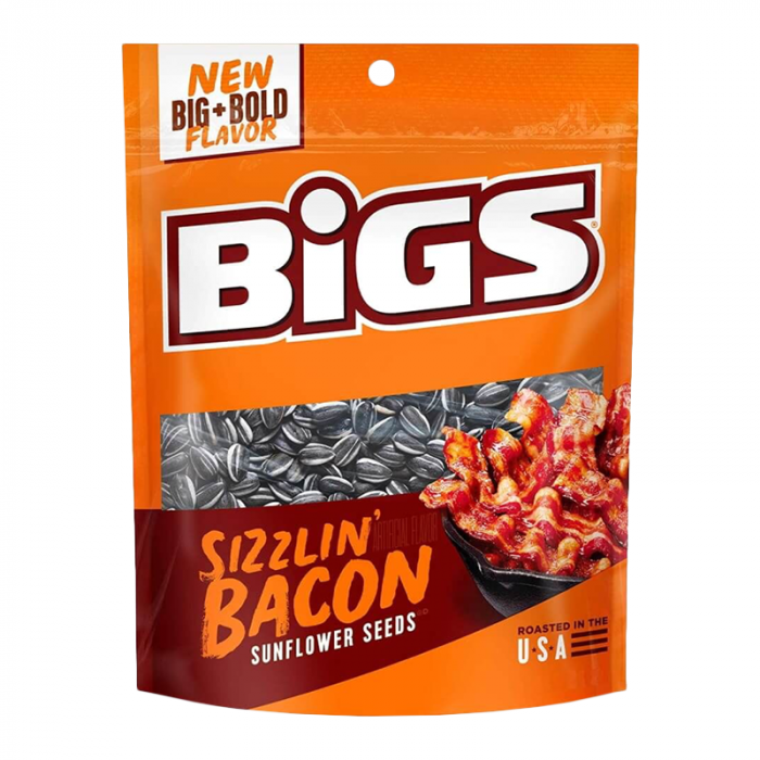 BIGS Sunflower Seeds Sizzlin' Bacon 5.35oz (152g) 