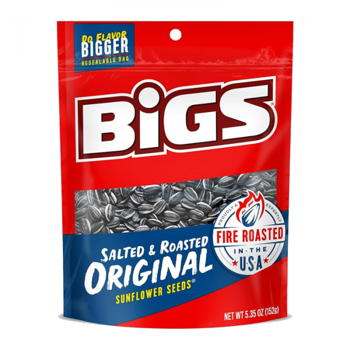 BIGS Sunflower Seeds Salted & Roasted Original 5.35oz (152g) 