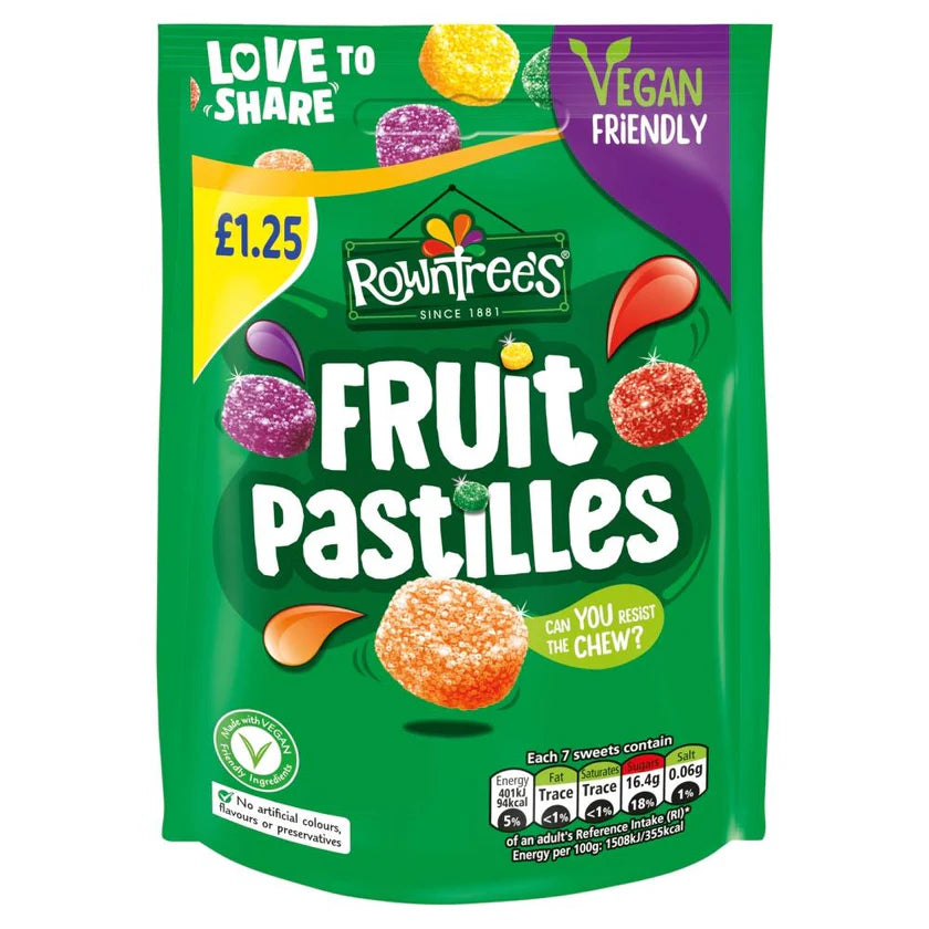 Rowntree's Fruit Pastilles Pouch 120G