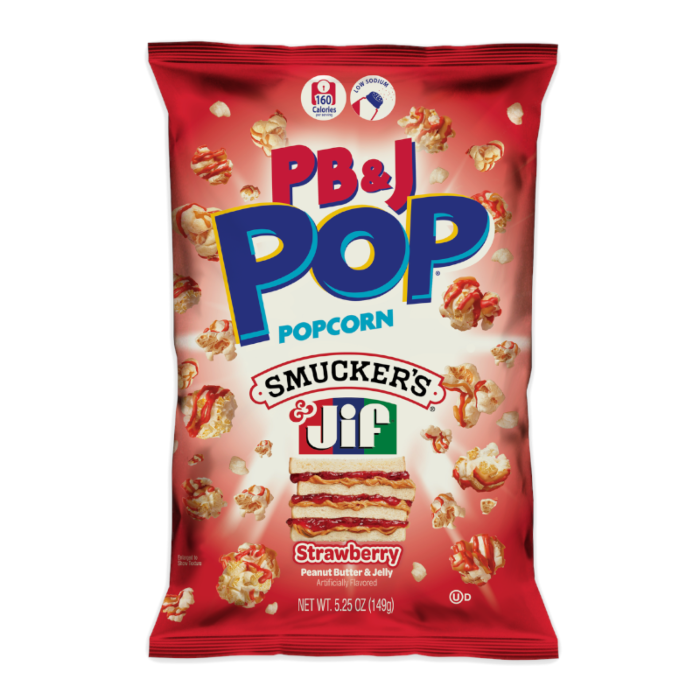 PB&J Pop Strawberry Popcorn 5.25oz (149g) 