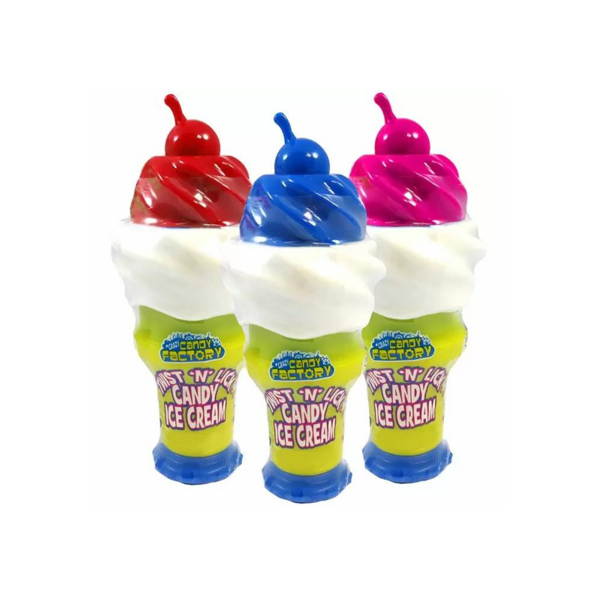 Crazy Candy Factory Twist 'N' Lick Candy Ice Cream - STRAWBERRY